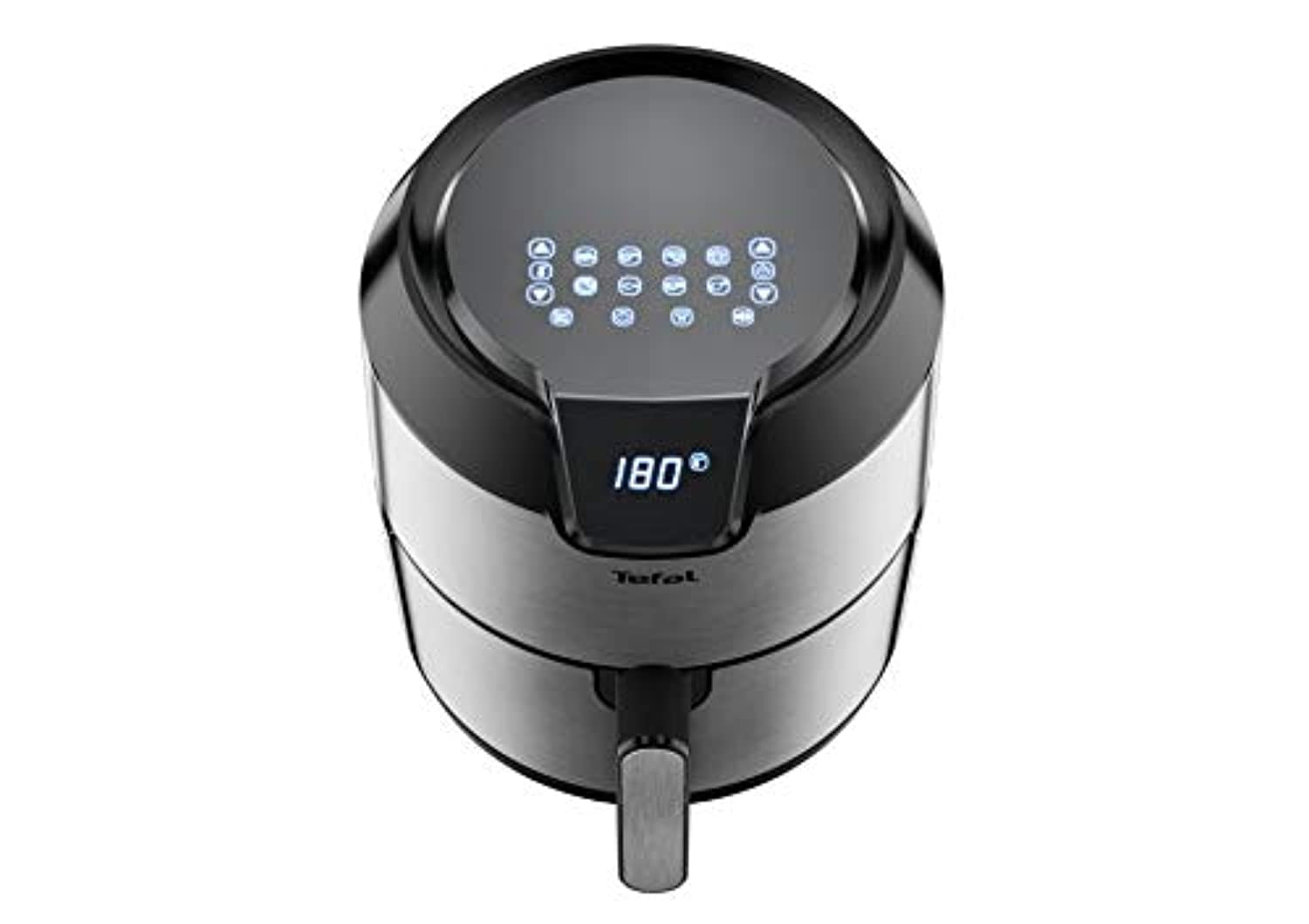 Tefal Easy Fry Digital Interface 4.2 L Oil-Less Fryer, Silver, Metal/Stainless Steel مقلاة ايزي فراي بدون زيت من تيفال بواجهة رقمية وسعة 4.2 لتر ولون فضي Tefal Easy Fry Digital Interface 4.2 L Oil-Less Fryer, Silver, Metal/Stainless Steel مقلاة ايزي فراي بدون زيت من تيفال بواجهة رقمية وسعة 4.2 لتر ولون فضي